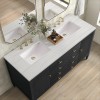 Myrrin 60" Double (Vanity Only Pricing) in Carbon Oak